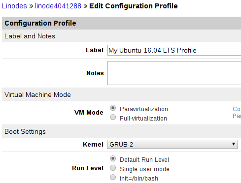 Changing Boot Settings