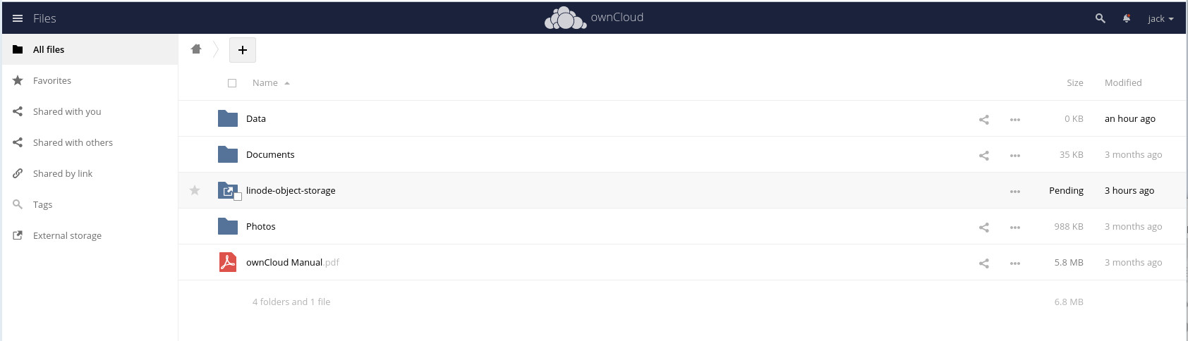 Access your external storage folder